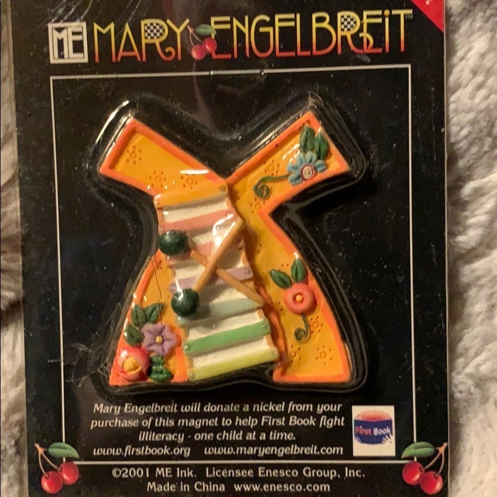 Mary Engelbreit Magnetic Letter “X” NIP